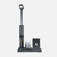 Linktech W799 Premium Siyah 3in1 Arada Masaüstü Wireless Telefon Tutacağı ve Şarj Aleti