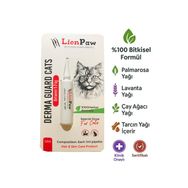 LİON PAW Kediler için Dış Parazit Ense Deri Damlası Pire Bit Kene Deri Bakımı Için Bitkisel Damla 1x1 ml