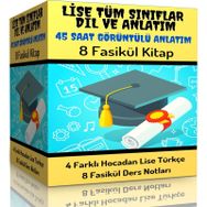 Lise Türkçe Görüntülü Eğitim Seti Enine Boyuna Eğitim