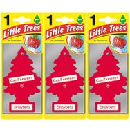 Little Trees 3'lü Çilek Oto Kokusu