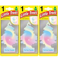 Little Trees 3'lü Pamuk Şeker Oto Kokusu