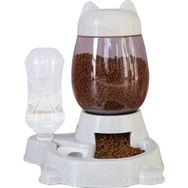 Liveasy Kedi Besleyici Otomatik Gri Kedi Maması Kabı