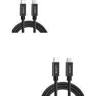 LivX BLT-50-2 Horizontal İkili Paket 20W Type C to Lightning 50 cm iphone ipad Hızlı Şarj ve Data Kablosu