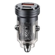 LivX L35 Transparent 45W PD/QC Type-C ve USB Çıkış Ultra Hızlı Mini Araç Şarj Cihazı