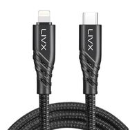 LivX SPC-01 Space 27W Type C to Lightning 2 Metre iPhone iPad Uyumlu Akıllı Hızlı Şarj ve Data Kablosu