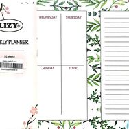 Lizy Beyaz Yaprak 52 Yaprak Haftalık Planlayıcı