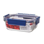 Lock and Lock Dörtgen Kilitli Mavi 630 ml Fırın Saklama Kabı