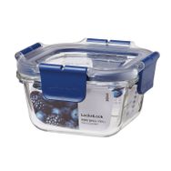 Lock and Lock Kare Kilitli Mavi 300 ml Fırın Saklama Kabı