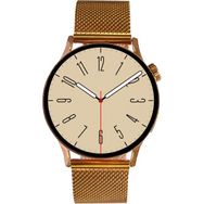 Logia Gt2 20 mm Metal Kordon Çinko Alaşım Kasa Altın Siyah Akıllı Saat
