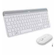 Logitech MK470 Beyaz Kablosuz İnce Q Klavye Mouse Seti