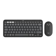 Logitech Pebble 2 Combo Siyah Çoklu Sessiz Grafit Kablosuz Klavye Mouse Seti