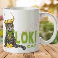 Loki Cat Baskılı Kupa Bardak