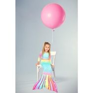 Lolli Boom Kids Kız Çocuk Deniz Kızı Doğum Günü Konseptli Mayo Bikini 3'lü Kostüm n