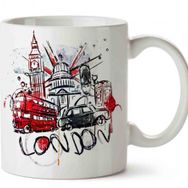 London İki Tarafı Baskılı Kupa