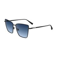 Longchamp LO172S 001 58 Kadın Siyah Metal Güneş Gözlüğü