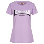 Lonsdale Achnavast Lilac Siyah Beyaz Kadın T-shirt