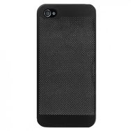 Loopee iPhone 4 / 4S Point Siyah Sert Arka Kapak Kılıf