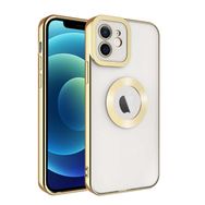 Lopard Altın Sarısı iPhone 11 Uyumlu Kamera Korumalı Silikon Logo Açık Arka Kapak Kılıf