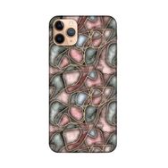 Lopard Apple iPhone 11 Pro Max Uyumlu Romans Roze Altın Telefon Kılıfı