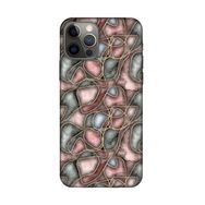 Lopard Apple iPhone 12 Pro Max Uyumlu Romans Roze Altın Telefon Kılıfı