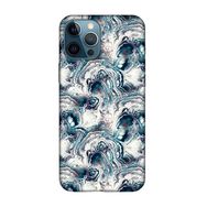 Lopard Apple iPhone 12 Pro Max Uyumlu Romans Turkuaz Telefon Kılıfı