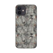 Lopard Apple iPhone 12 Uyumlu Romans Gri Telefon Kılıfı