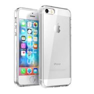 Lopard Apple iPhone 5S Uyumlu Şeffaf Kapak Kalın Silikon Koruma Kılıf