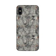 Lopard Apple iPhone X-XS Uyumlu Romans Gri Telefon Kılıfı
