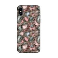 Lopard Apple iPhone X-XS Uyumlu Romans Roze Altın Telefon Kılıfı
