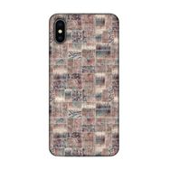 Lopard Apple iPhone XS Max Uyumlu Romans Bej Telefon Kılıfı
