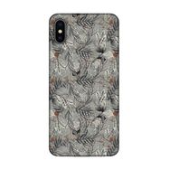 Lopard Apple iPhone XS Max Uyumlu Romans Gri Telefon Kılıfı
