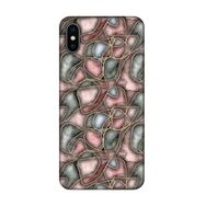 Lopard Apple iPhone XS Max Uyumlu Romans Roze Altın Telefon Kılıfı