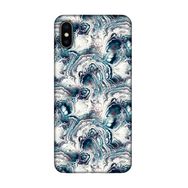 Lopard Apple iPhone XS Max Uyumlu Romans Turkuaz Telefon Kılıfı