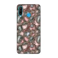 Lopard Huawei P30 Lite Uyumlu Romans Roze Altın Telefon Kılıfı