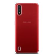 Lopard Samsung Galaxy A01 Şeffaf Uyumlu Kalın Silikon Koruma Kılıf