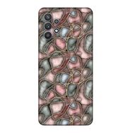 Lopard Samsung Galaxy A32 Uyumlu Romans Roze Altın Telefon Kılıfı