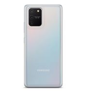 Lopard Samsung Galaxy A91 Şeffaf Uyumlu Kalın Silikon Koruma Kılıf