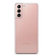 Lopard Samsung Galaxy S21 Şeffaf Uyumlu Kalın Silikon Koruma Kılıf