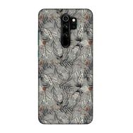 Lopard Xiaomi Redmi Note 8 Pro Uyumlu Romans Gri Telefon Kılıfı