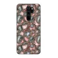 Lopard Xiaomi Redmi Note 8 Pro Uyumlu Romans Roze Altın Telefon Kılıfı
