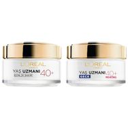 L'Oréal Paris Yaş Uzmanı 40+ Kırışıklık Karşıtı Sıkılaştırıcı Krem Yaş Uzmanı 40+ Kırışıklık Karşıtı Sıkılaştırıcı Gece Kremi Cilt Bakım Seti