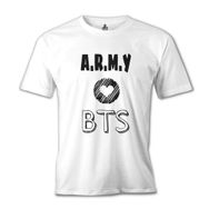 Lord T-Shirt BTS - Love Army Beyaz Erkek T-shirt