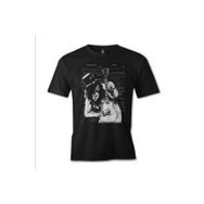 Lord T-Shirt ES-1025 Siyah Slash You're Crazy Erkek T-shirt