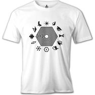 Lord T-Shirt EXO - Exoplanet Beyaz Erkek T-shirt