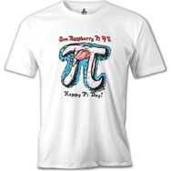 Lord T-Shirt Matematik - Pi 22 Beyaz Erkek T-shirt