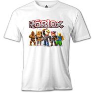 Lord T-Shirt MB-842 Roblox Macera Beyaz Erkek T-Shirt