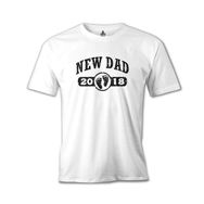 Lord T-Shirt New Dad - 2018 Beyaz Erkek T-shirt