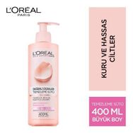 Loreal Paris 400 ml Değerli Çiçekler Kuru Hassas Ciltler İçin Yüz Temizleme Sütü