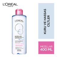 Loreal Paris 400 ml Micellar Normalden Kuruya Makyaj Temizleme Suyu