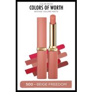 Loreal Paris Color Riche Colors Of Worth Intense Volume Matte 500 Beige Freedom It Ruj